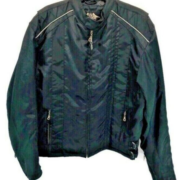 USA BD BIKER DESIGN WATER RESISTANT BIKER JACKET - Picture 1 of 9